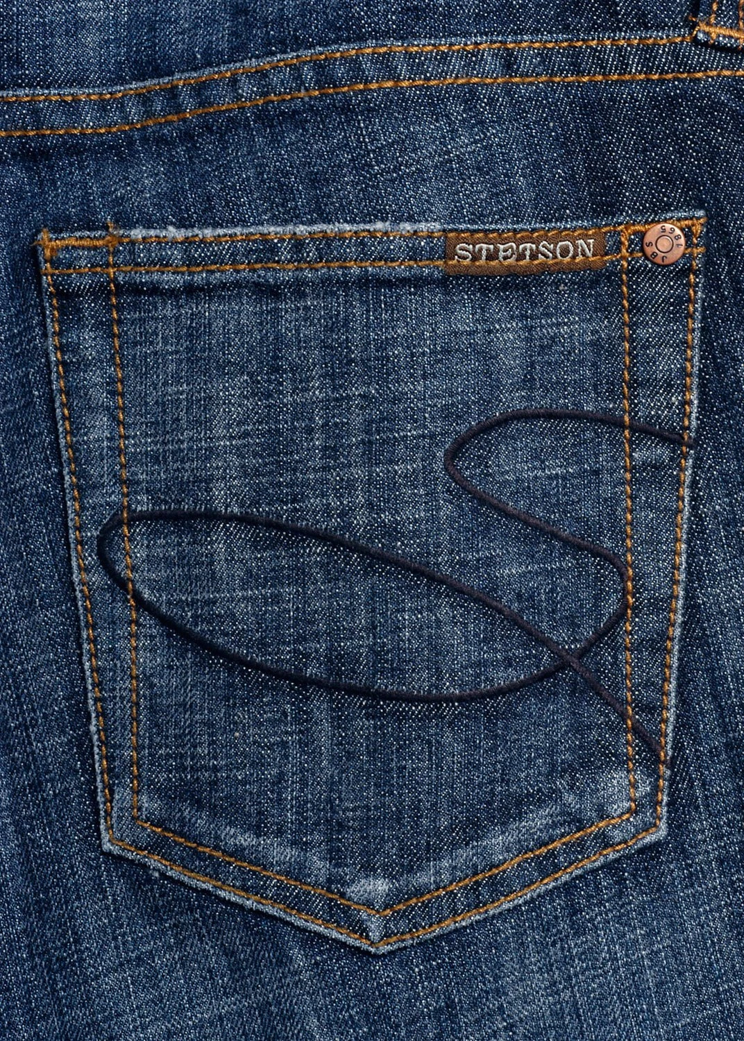 Stetson Womens Dark Wash Cotton Blend 816 Bootcut Jeans 3 Stetson Womens Dark Wash Cotton Blend 816 Bootcut Jeans - Image 3