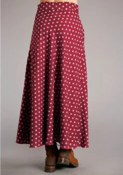 Stetson Womens Wine Rayon/Nylon Aztec Ditzy Skirt -Stetson Shop 1106005907028c