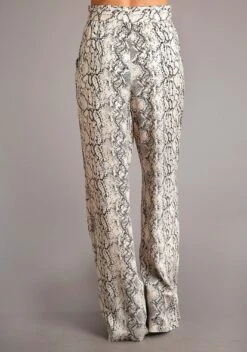 Stetson Womens Snake Skin Rayon/Nylon Herringbone Trousers -Stetson Shop 1106105907031c