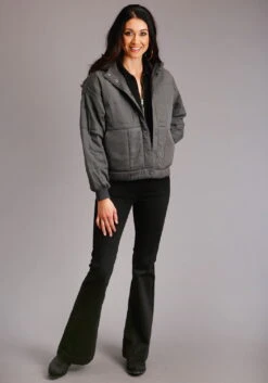 Stetson Womens Black Cotton Blend Stretchy Jumpsuit S/S Jumper 5 Stetson Womens Black Cotton Blend Stretchy Jumpsuit S/S Jumper -Stetson Shop 1106202026033c