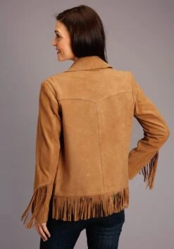 Stetson Womens Tan Leather Thick Suede Fringe Jacket 5 Stetson Womens Tan Leather Thick Suede Fringe Jacket -Stetson Shop 1109805390071c
