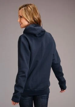 Stetson Womens Navy Cotton Blend Mountain Screenprint Hoodie 5 Stetson Womens Navy Cotton Blend Mountain Screenprint Hoodie -Stetson Shop 1109805627088c 1