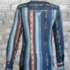 Rockmount Womens Blue Multi 100% Cotton Serape Pattern Western L/S Shirt