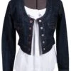 Scully Womens Indigo Cotton Blend Scoop Jacket