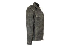 STS Ranchwear Womens Ranch Hand Steel Grey Leather Leather Jacket -Stetson Shop STS5241 Ladies Ranch Hand Grey side