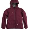 Berne Maroon Cotton Blend Ladies Modern Heathered Jacket