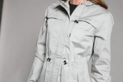 Kimes Ranch Womens Longrider 2 Anorak Frost Grey Cotton Blend Jacket -Stetson Shop longrider 2 anorak frost grey womens 3 scaled 1