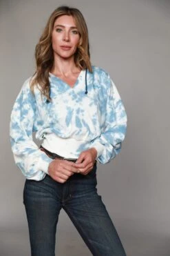 Stetson Shop -Stetson Shop monterey hoodie blue womens 2 scaled 1