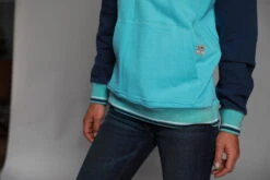 Kimes Ranch Womens Summer Love Fleece Blue Cotton Blend L/S Hoodie -Stetson Shop summer love hood blue womens 4 scaled 2